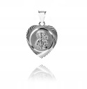 925 Серебряная католическая медаль 925 1 88 г 2 5 см M10