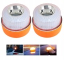 2X ФАР ПОПЕРЕДЖУВАЛЬНИХ STROBOSKOPOWYCH LED (СВІТЛОДІОД) V16 ЖОВТА БІЛА Z AKUMULATOREM  фото 12