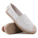 Espadryle białe DAMSKIE półbuty PŁASKIE WYGODNE