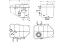 MAHLE DEPÓSITO DE EXPANSIÓN DE LÍQUIDO CHLODNICZEGO MERCEDES C CL203 C 