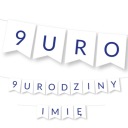 BANNER BIRTHDAY BANNER 123456789 +IMMED синий