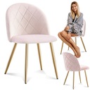 СОВРЕМЕННЫЙ ГЛАМУРНЫЙ БАРХАТНЫЙ СТУЛ ДЛЯ ГОСТИНОЙ, СТОЛОВОЙ, СТЕГАНЫЙ