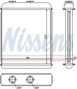 WYMIENNIK CIEPLA INTERIOR POJAZDU NISSENS 72662 