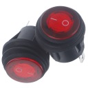 2 PCS ÉTANCHE ROUGE COMMUTATEUR KLATKOWY AUTOMOBILE 3-PIN AVEC TRWALYM PA66photo 6