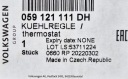 AUDI VW 3.0 TDI THERMOSTAT CHÂSSIS RÉGULATEUR LIQUIDE REFROIDISSEMENT 059121111DHphoto 8