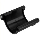 Galeco PVC 130 Черный соединитель для желоба