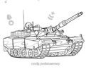 Раскраска для малышей Рисование военной техники 2+ Гном