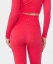 LEGGINSY GETRY RÓŻOWE MODELUJĄ SYLWETKĘ FITNESS - S