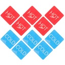 ЗНАК ГОРЯЧЕЙ ВОДЫ И НАКЛЕЙКА ЗНАКА ХОЛОДНОЙ ВОДЫ