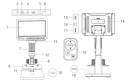 ЦИФРОВОЙ МИКРОСКОП С ЗУМОМ 2000x 12MP 11LED HD-ЭКРАН 7 32GB MicroSD