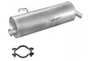 Глушитель концевой Peugeot 206, объём 1,1-1,6 +хомут