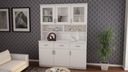 Príborník Vitrína 150 cm Komoda do kuchyne Obývacia izba Montáž nábytok na samostatnú montáž