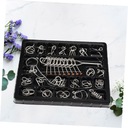 Logikai puzzle szett 20in1 Fém puzzle gyerekeknek családoknak (B009) EAN (GTIN) 5903794638648