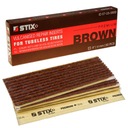 КОРИЧНЕВЫЕ БУТИЛОВЫЕ ШНУРЫ ДЛЯ РЕМОНТА ШИН. ДЛИНА 4 ММ 200ММ СТИКС 50ШТ.