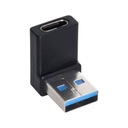 Угловой адаптер OTG USB 3.0 USB 3.1 USB-C НИЗ