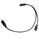 Rozdzielacz Micro USB 2.0 Y żeński na 2 męskie dane