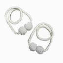 ПРЯЖКА ДЛЯ ШТОР ШТОР С БЕЛЫМ ЖЕМЧУГОМ