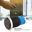 ВЫКЛЮЧАТЕЛЬ МЕТАЛИЧЕСКИЙ 2ШТ ЧЕРНЫЙ SAMOBLOKUJACY IP65 Z ФАРА СВЕТОДИОДНЫЕ 16MM 12VDC  фото 6