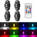 4 ШТУКИ БЕЗПРОВІДНА ФАРА МИГАЛКА СВІТЛОДІОДНІ МІЦНИЙ 8KOLOR. USB  фото 14