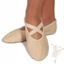 БАЛЕТНЫЕ ТУФЛИ ДЛЯ ТАНЦЕВАЛЬНОГО ФИТНЕСА РИТМИК 32 БЕЖЕВЫЕ