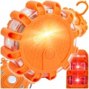 POWERFUL HEADLIGHT HEADLIGHT OSTRZEWACZA 360 LED BLYSKOWA LED BEAM FLARA STURDY MAGNIT  photo 14