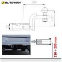АДАПТЕР DO ФАРКОПУ США 2 CALE+130MM AUTO-HAK DO DODGE RAM 2500 1994–2002  (18934154607) фото min 8
