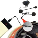 ІНТЕРКОМ МОТОЦИКЛЕТНИЙ BLUETOOTH BT12 УНІВЕРСАЛЬНИЙ Z MIKROFONEM HYBRYDOWYM  фото 6