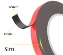 ДВУХСТОРОННЯЯ ЛЕНТА ДЛЯ АЛЮМИНИЕВОГО СВЕТОДИОДНОГО ПРОФИЛЯ 5 метров