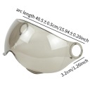 ШЛЕМ МОТОЦИКЛЕТНЫЙ VISOR LENS WIATROODPORNY ВЫСОКОЕ WYDAJNOSC EASY DARK BROWN  фото 9