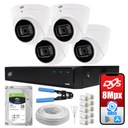 КОМПЛЕКТ PoE IP-МОНИТОРИНГА 4 НАРУЖНЫЕ КАМЕРЫ 8MPX 4K С ИНФРАКРАСНОЙ ИНФРАКРАСНОЙ СИСТЕМОЙ
