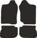 TAPIS DE SOL VELOURS ANTRACYT SUZUKI JIMNY SUV 1998-07photo 13