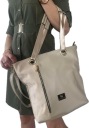 БЕЖЕВАЯ ЖЕНСКАЯ СУМКА Сумка-шоппер А4