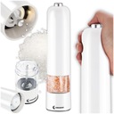 ЭЛЕКТРИЧЕСКАЯ МЕЛЬНИЦА ДЛЯ ПЕРЦА СОЛЬ СПЕЦИИ LED БЕЛАЯ РЕГУЛИРУЕМАЯ ТОЛЩИНА