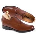 ТУФЛИ BRILU МУЖСКИЕ, КОЖАНЫЕ, КОРИЧНЕВЫЕ 43