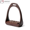 Стремена Compositi Reflex коричневые 12 см