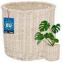 НАТУРАЛЬНЫЙ ПЛЕТЕННЫЙ ПОКРЫТИЕ, ПЛЕТЕННАЯ КОРЗИНА ДЛЯ ЦВЕТОВ, РАСТЕНИЙ Fi33