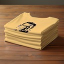 Koszulka T-shirt &quot;Arnold Schwarzenegger&quot; Bawełna L Kolor żółty