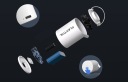 Портативный крошечный насос Flextail 2 в 1 (белый)