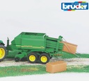 BRUDER 02017 Прицеп-подборщик соломы JOHN DEERE