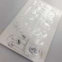 НАКЛЕЙКИ ДЛЯ НОГТЕЙ LUCKY ROSE FOIL SILVER - 17