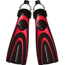 Płetwy paskowe Atomic Aquatics Blade czerwone S