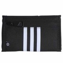 ADIDAS TR WALLET HT4750 СПОРТИВНЫЙ ЧЕРНЫЙ БУМАЖНИК СКЛАДНОЙ С ЛОГОТИПАМИ НА ЛИПУЧКЕ