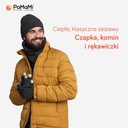 Pánska čiapka svetlá melanž PAMAMI zimná Poľsko Kolekcia Nowa kolekcja Pamami