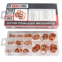 НАБОР МЕДНЫХ ШАЙБ 150 ЭЛЕМЕНТОВ