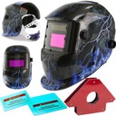 СВАРОЧНАЯ МАСКА АВТОЗАТЕМНЯЮЩИЙСЯ ШЛЕМ M87018 ШАБЛОН + ФИЛЬТРЫ + УГЛОВОЙ КРОНШТЕЙН