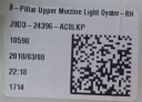 ПРАВА БІЧНА ЗАХИСТ СТІЙКИ JAGUAR J9D324396AC0LKP 0.0L ЕЛЕКТРИЧНИЙ 294KW 2018  (18456907930) фото min 7