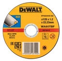 МЕТАЛЛИЧЕСКИЙ ЩИТОК DEWALT INOX DT42340Z 125x1,2 ММ