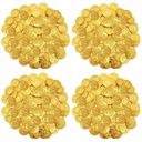 4 золотых монеты, реквизит, деньги