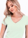 T-shirt damski basic 100% bawełna 002SLR limonkowy XXL Liczba sztuk w ofercie 1 szt.