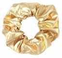 GUMKA DO WŁOSÓW DUŻA METALLIC SCRUNCHIES ZŁOTA